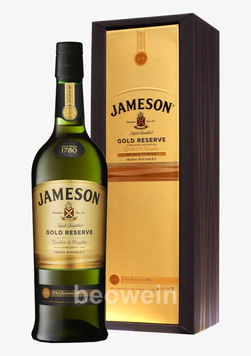 Jameson Gold Reserve 0,7 L - Jameson Irish Gold Whiskey - 750 Ml Bottle, transparent png #1958652