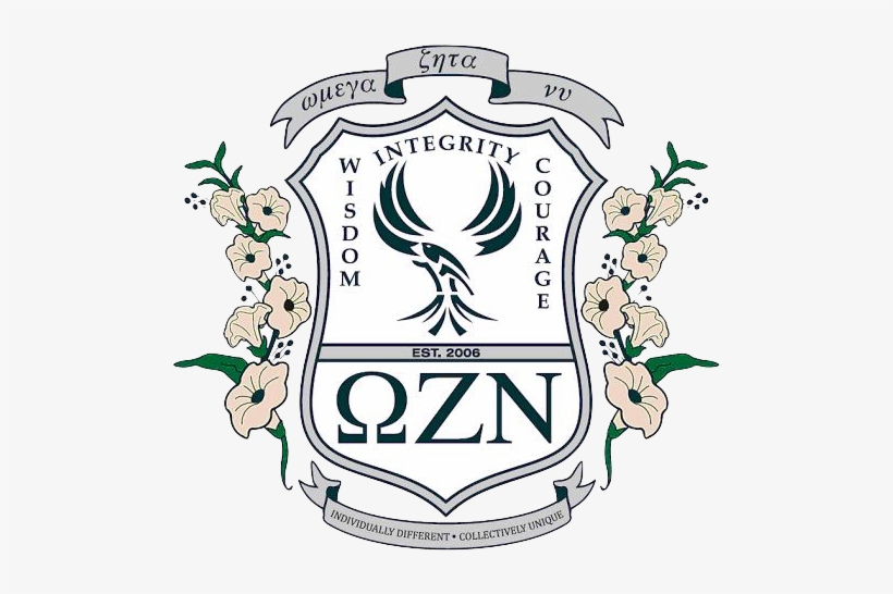 Omega Zeta Nu Logo - Logo, transparent png #1958738