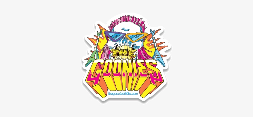 Stickergiant Custom Stickers For The Goonies 80s " - 80s Stickers, transparent png #1959410