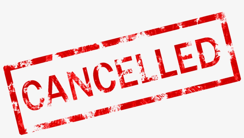 Cancelled - Event Cancelled, transparent png #1959704