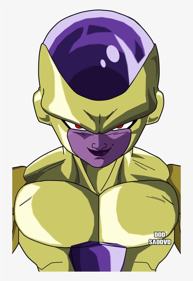 Golden Freezer- Gold Frieza By Saodvd Gold Frieza, - Dragon Ball Z Frieza Evolution, transparent png #1960552