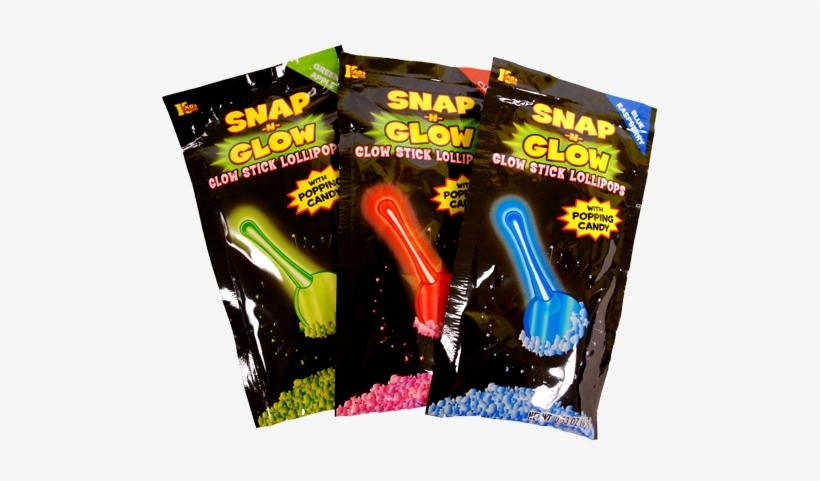 Snap N Glow Lollipop With Popping Candy For Fresh Candy - P. City Snap 'n Glow Lollipops With Popping Candy Assorted, transparent png #1960626