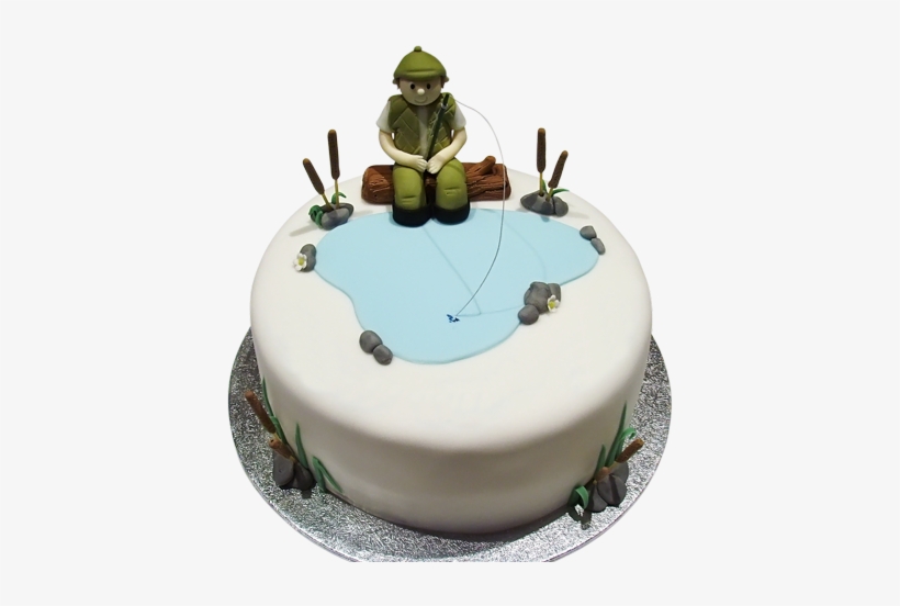 Birthday Cake For Man - Fishing Cakes For Men, transparent png #1960654