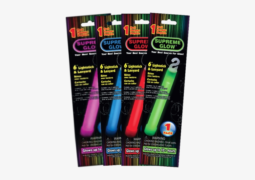 Glow Sticks 6″ In Retail Pack - 6in Light Sticks Pink, transparent png #1960713