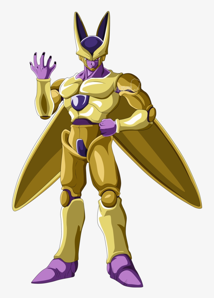 Since Frieza Gained Such A Boost Simply From Training, - Dragon Ball Z Golden Cell, transparent png #1960791