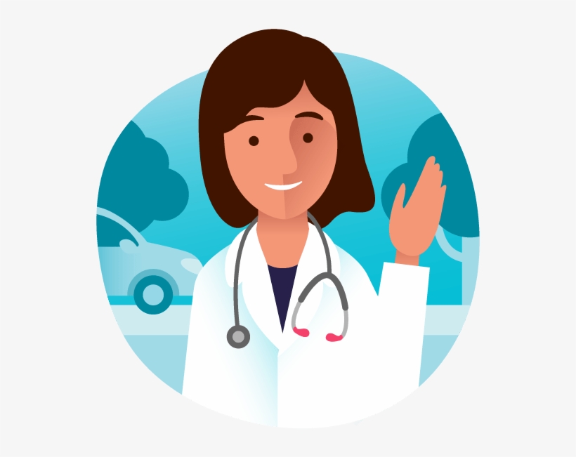 Doctors Clipart Doctor Patient - See Doctor Png, transparent png #1960872