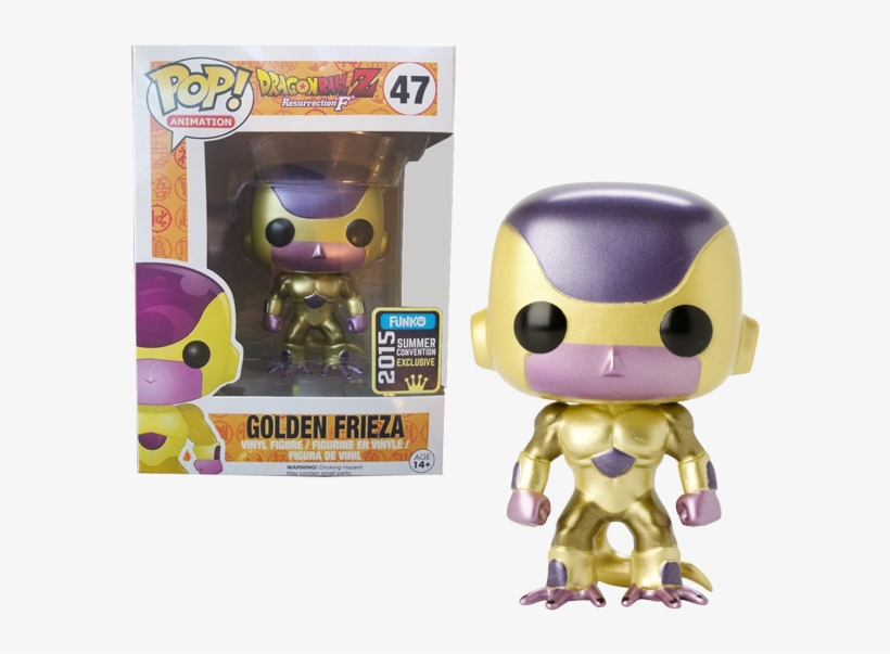 [hàng Đặt Trước] Đồ Chơi Mô Hình Funko Pop 47 Golden - Dragon Ball Golden Frieza Pop, transparent png #1960996