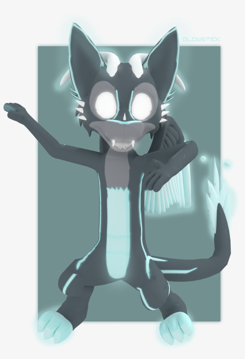 Glowstick 3d - Photograph, transparent png #1961132