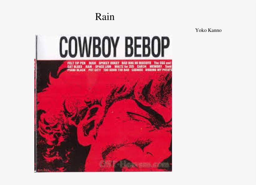 Uploaded On Jan 24, - Cowboy Bebop Album Cover, transparent png #1961228