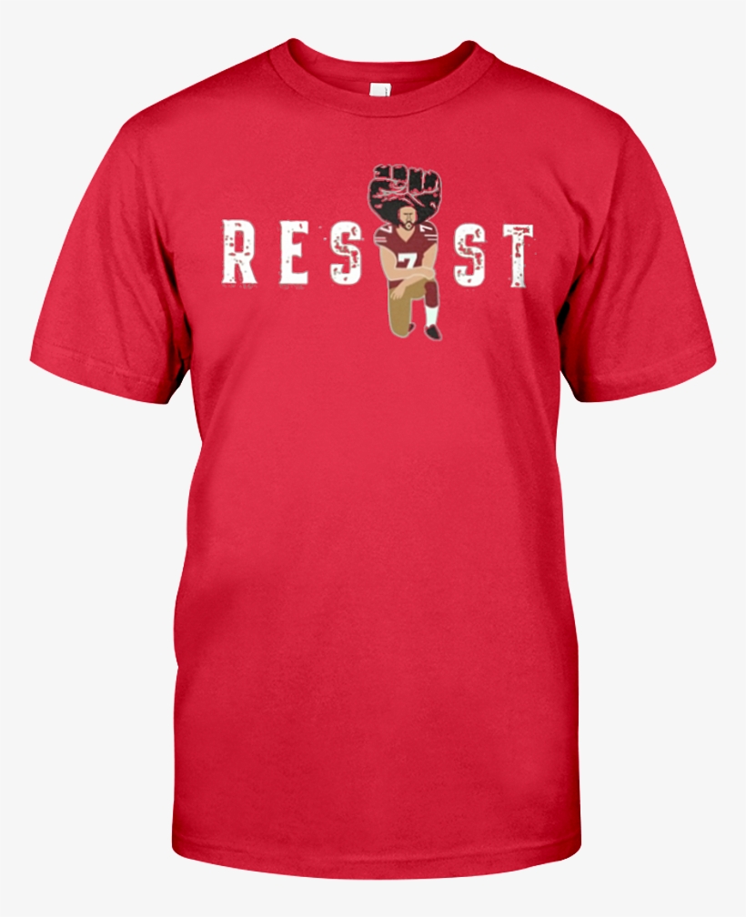 Colin Kaepernick Resist T Shirt - Tom Wilson Fight For Old Dc Shirt, transparent png #1961249