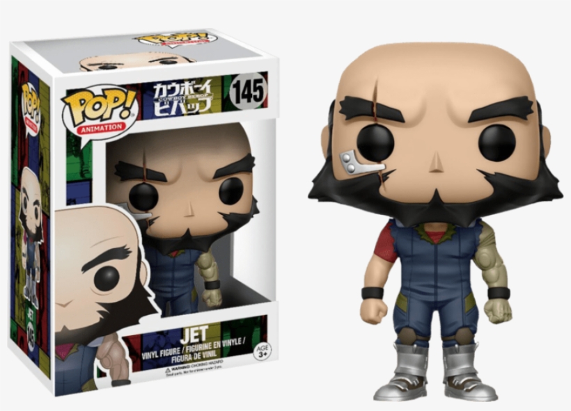 Jet Pop Vinyl Figure - Funko Pop Cowboy Bebop Jet, transparent png #1961964