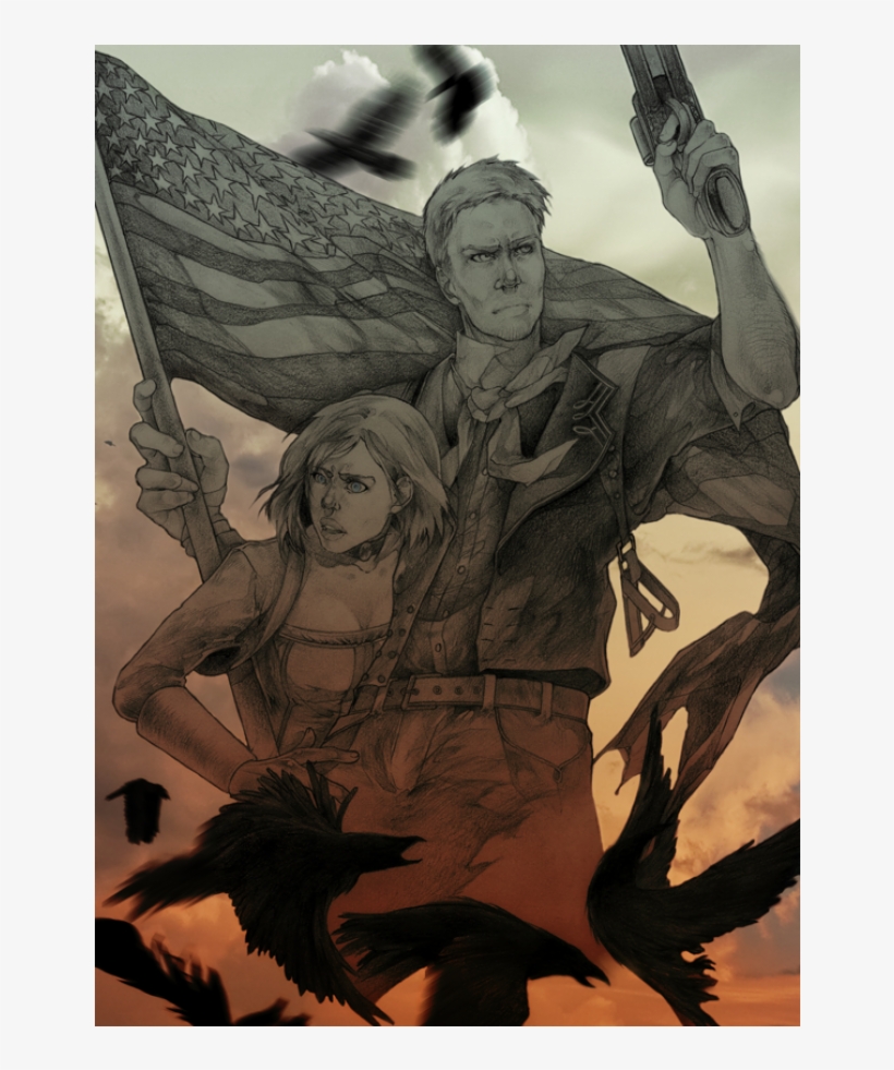 Арт Постер Bioshock Infinite - Bioshock, transparent png #1962251