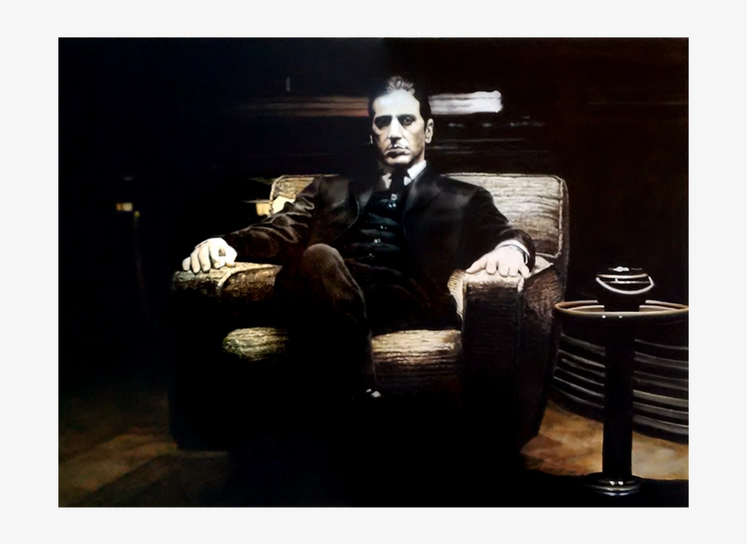 The Godfather - Pacino Godfather, transparent png #1962659