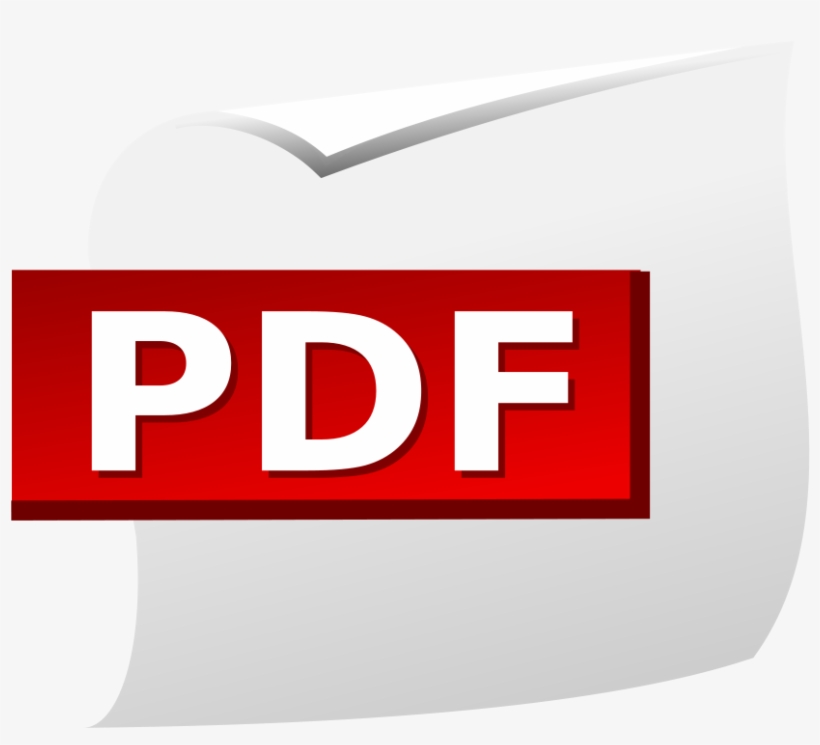 Pdf Image To Png Graphic Transparent - Pdf Clipart Free, transparent png #1962854