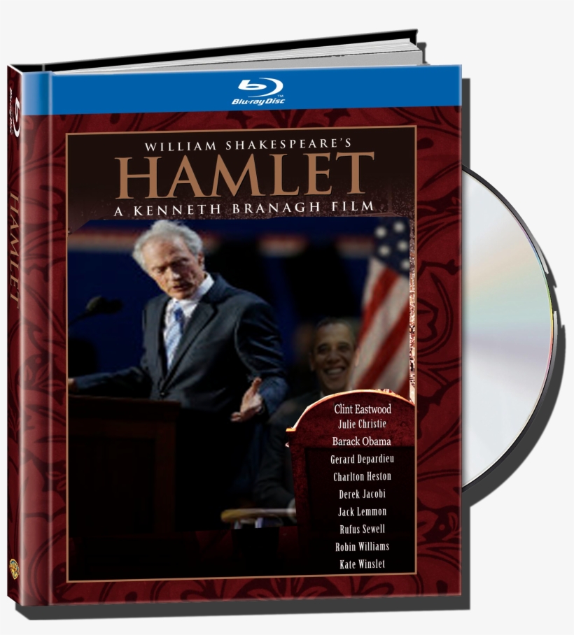 Kanneth Branaugh Announces New Release Of Hamlet With - Hamlet - (region A Import Blu-ray Disc), transparent png #1963101