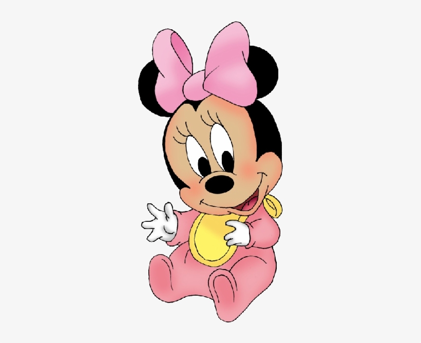 Disney Baby Minnie Mouse Cartoon Png Clip Art Images - Drawings Of Minnie Mouse Baby, transparent png #1963175