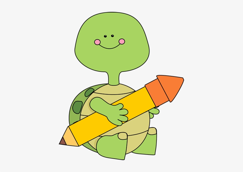 Car Clipart Turtle - Turtle Pencil Clipart, transparent png #1963491