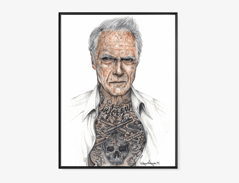 Inked Eastwood - Poster - Inked - Eastwood - Unisex Tank / Sublimation / Xs, transparent png #1963793