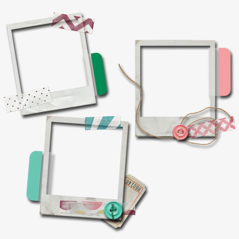 Here Are The Frames Seperated Out Individually - Polaroid Frame Png, transparent png #1963794