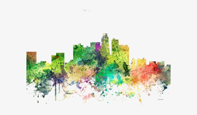 Click And Drag To Re-position The Image, If Desired - Trademark Fine Art Mw0526-c1624gg Los Angeles California, transparent png #1963882