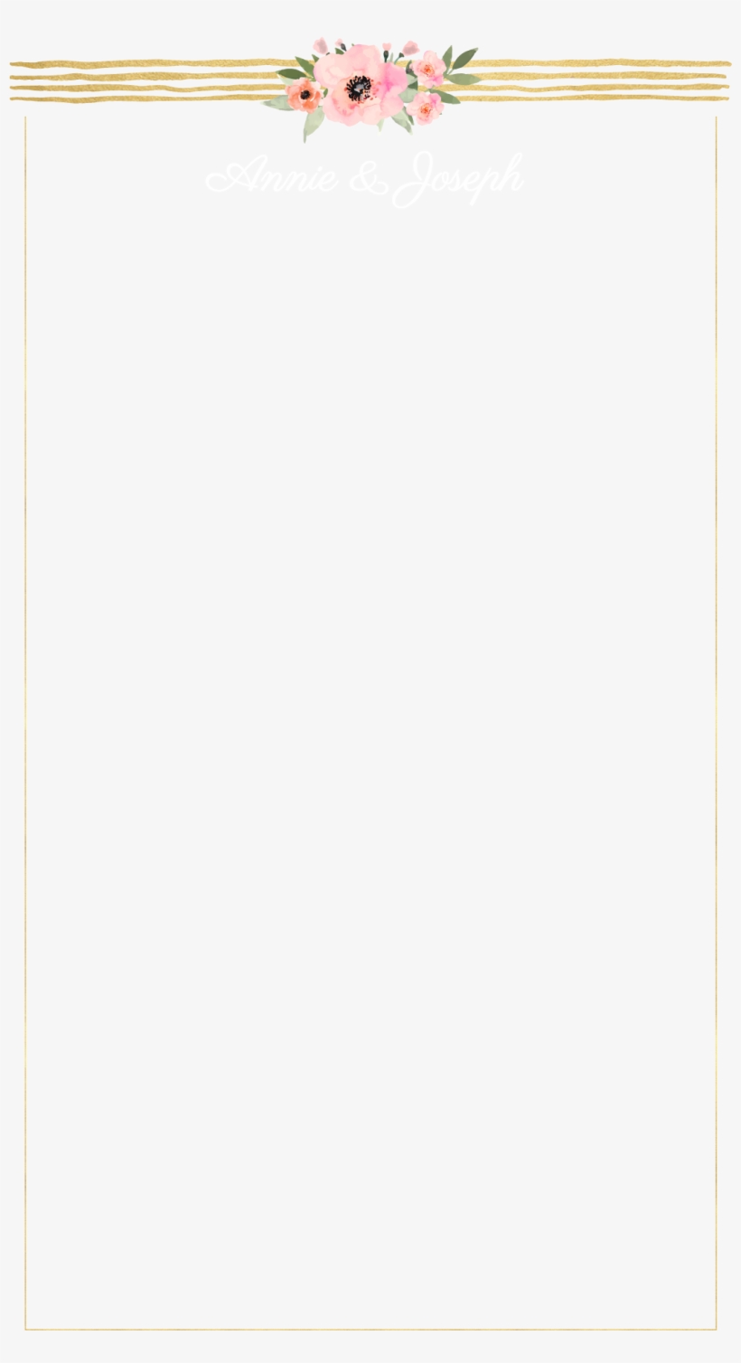 Snapchat Filter Wedding Templates - Art Paper, transparent png #1964545