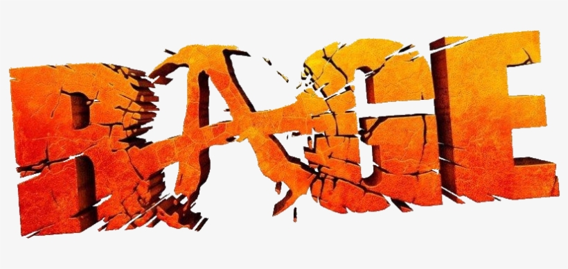 Out Raged Logo Raging Through The Wasteland - Rage Game Logo Png - Free Transparent ...