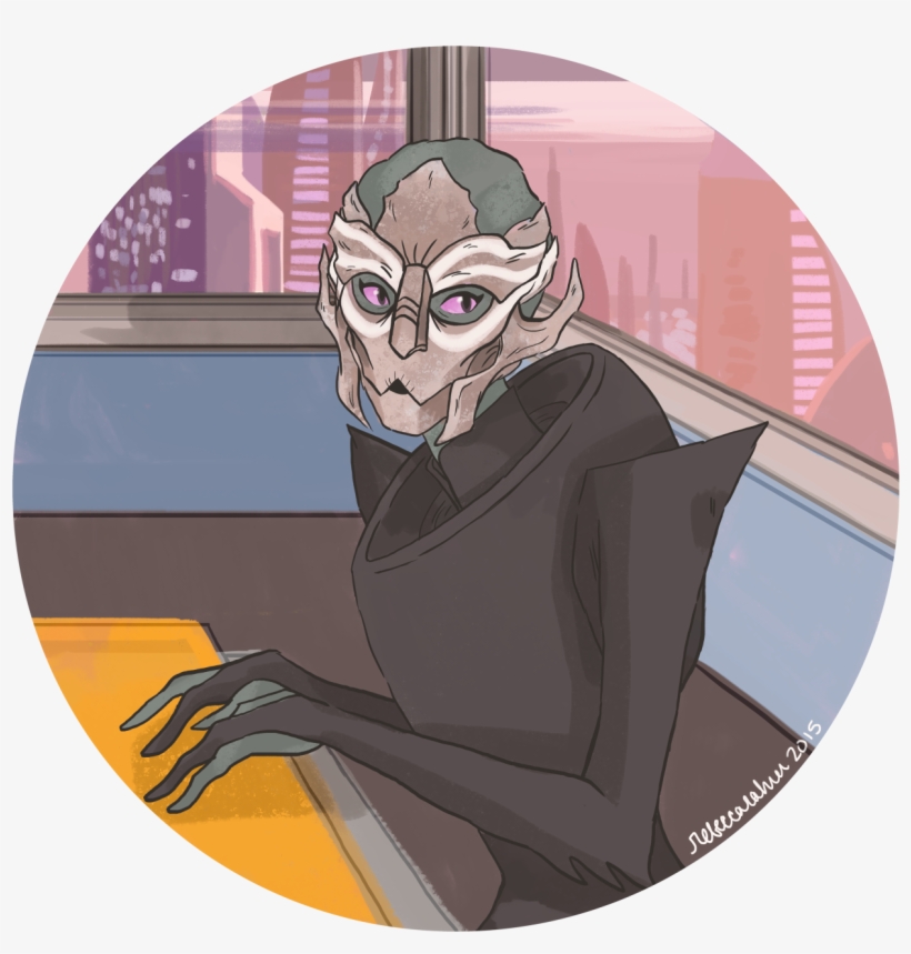 “laelia U Cute Lil Thing - Mass Effect, transparent png #1964643