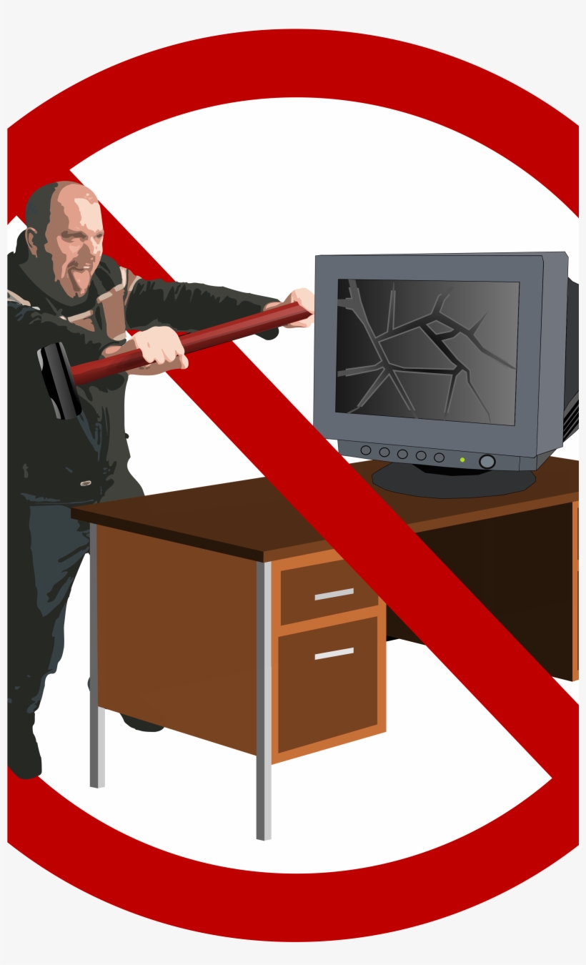 This Free Icons Png Design Of Computer Rage Forbidden, transparent png #1965087