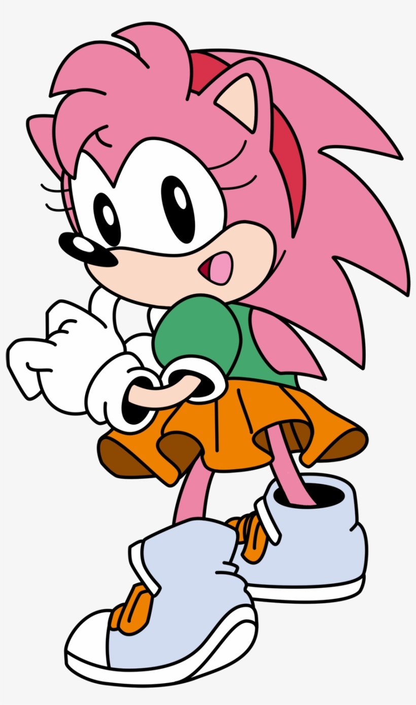 Classic Amy 1 - Amy Rose Classic Png, transparent png #1965540