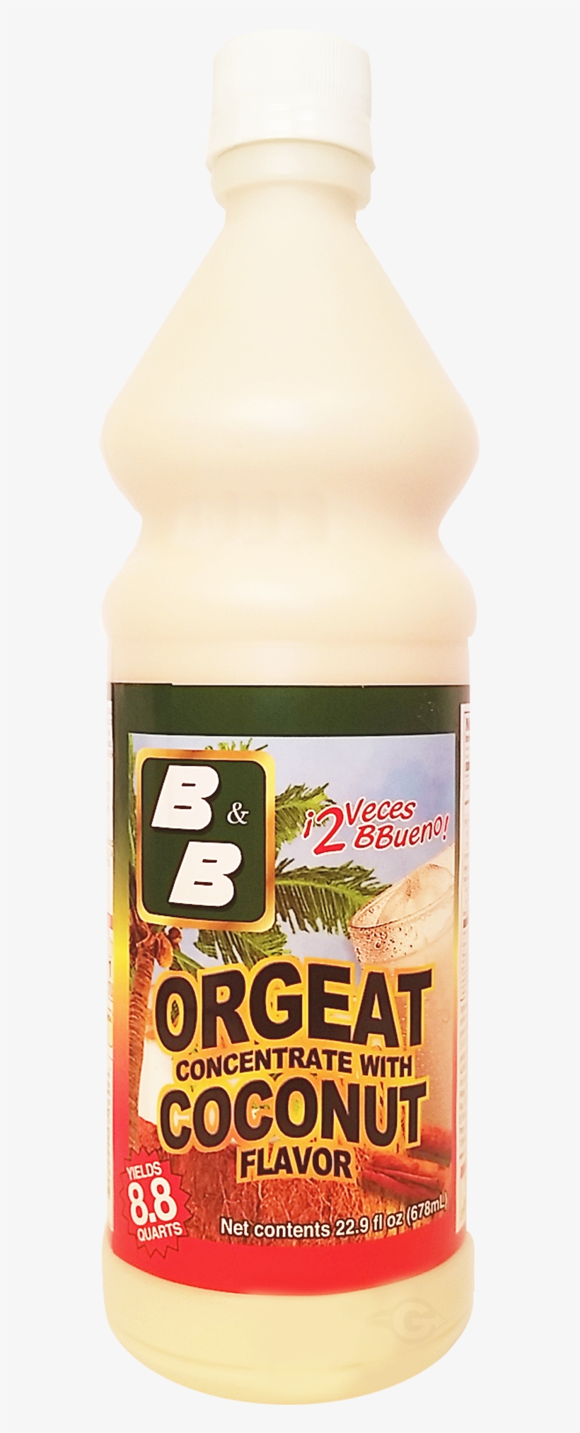 B&b Orgeat With Coconut Concentrate 29 Oz - Byb Orgeat With Coconut Concentrate 22.9 Oz - Concentrado, transparent png #1965567