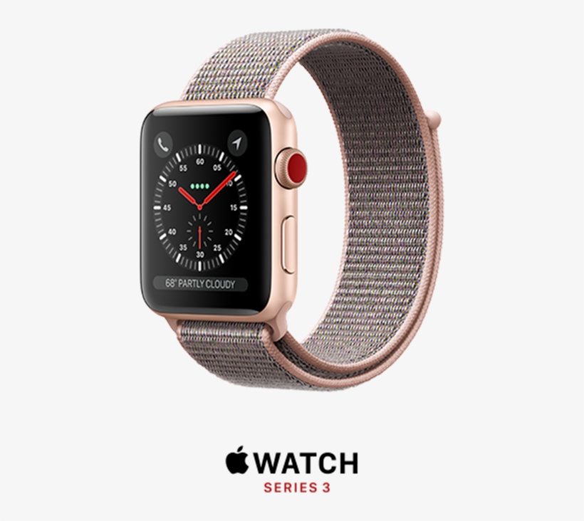 There's An Apple Watch For Everyone - Apple Watch Series 3 Pink, transparent png #1965843
