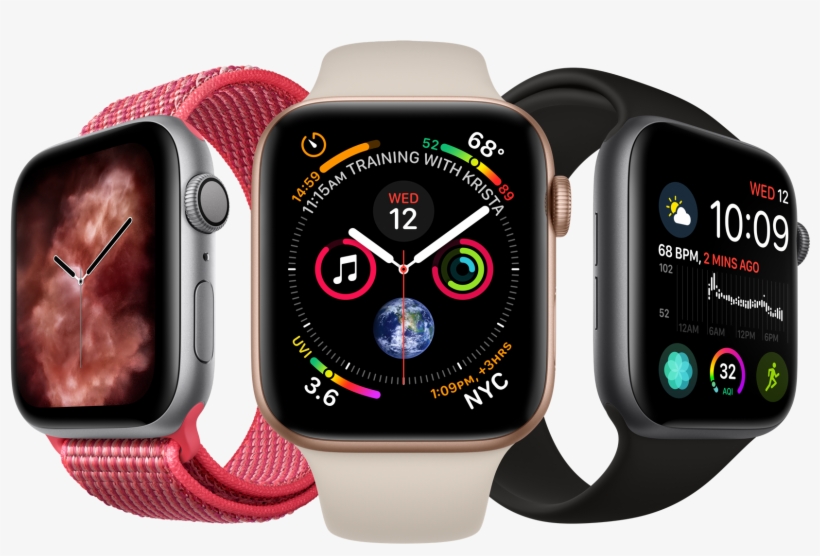 Apple Watch 3 Vs 4, transparent png #1965920