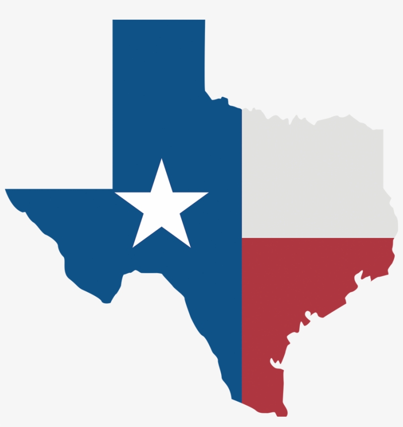 Texas Star Map - Texas State Flag, transparent png #1966243