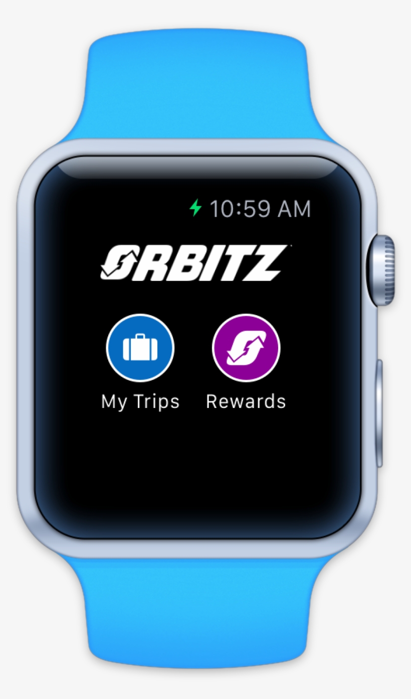 Orbitz Flights, Hotels, Cars For Apple Watch - Apple Watch Step Counter Swift, transparent png #1966438