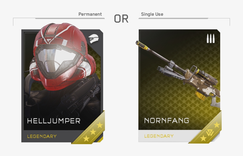 Halo 5 Req System Explained Further - Halo 5 Req Cards, transparent png #1966625