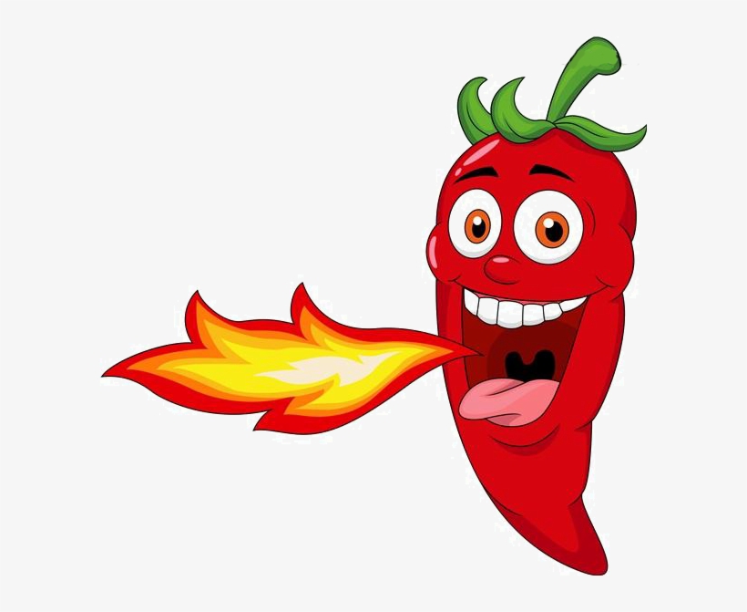 Clip Royalty Free Stock Chili Spice Mexican Cuisine - Cartoon Chili Pepper, transparent png #1966646