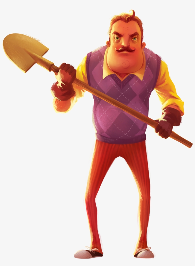 Hello Neighbor Is Inspired But Not Neighborly Pc & - Hello Neighbor Action Figures, transparent png #1967631