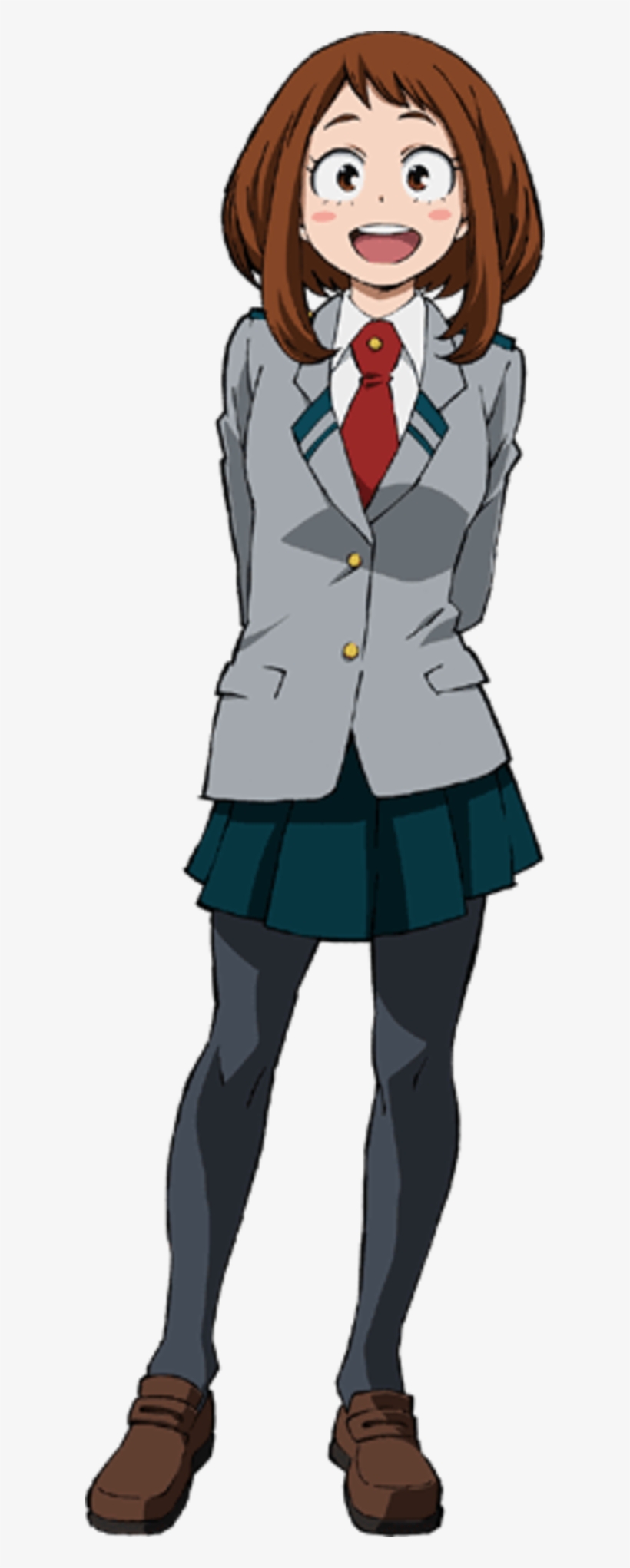 My Hero Academia Ochako Uraraka Cosplay Wigs, transparent png #1967946