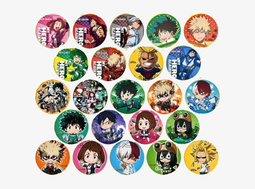 My Hero Academia Badges - My Hero Academia: Round Plate, transparent png #1968091