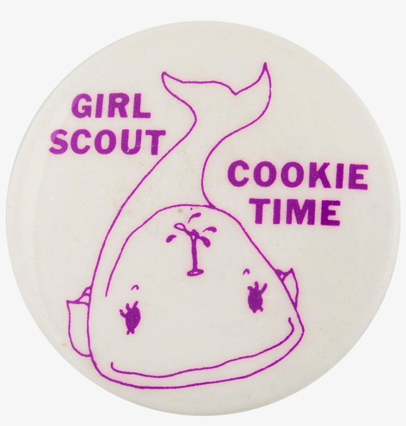 Girl Scout Cookie Time Events Button Museum - Circle, transparent png #1968304