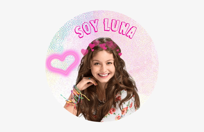 Sticker Soysoyluna Soy Luna Corazon Circulo Overlays - Sou Luna, transparent png #1968562