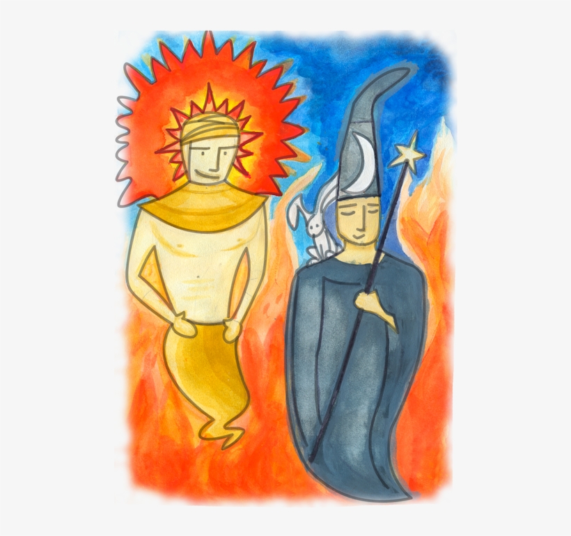 El Sol Y La Luna 02 - Leyenda Sol Y Luna, transparent png #1968603