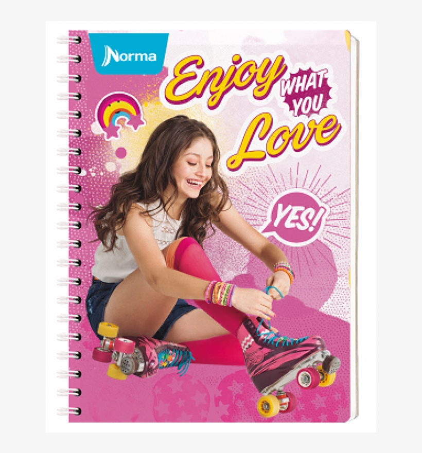 Norma Cuaderno Argollado Soy Luna De 5 M - Soy Luna Enjoy What You Love, transparent png #1968721