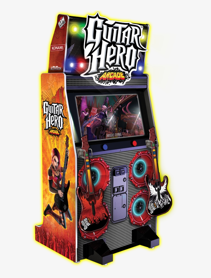 Gha Cabinet Large - Guitar Hero Arcade, transparent png #1969042