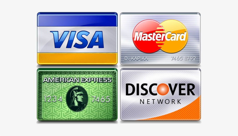 American Express - Visa American Express Discover Mastercard Credit Cards, transparent png #1969348