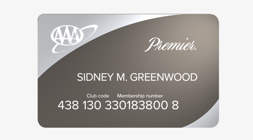 Premier Membership Card - Aaa Cards, transparent png #1969396
