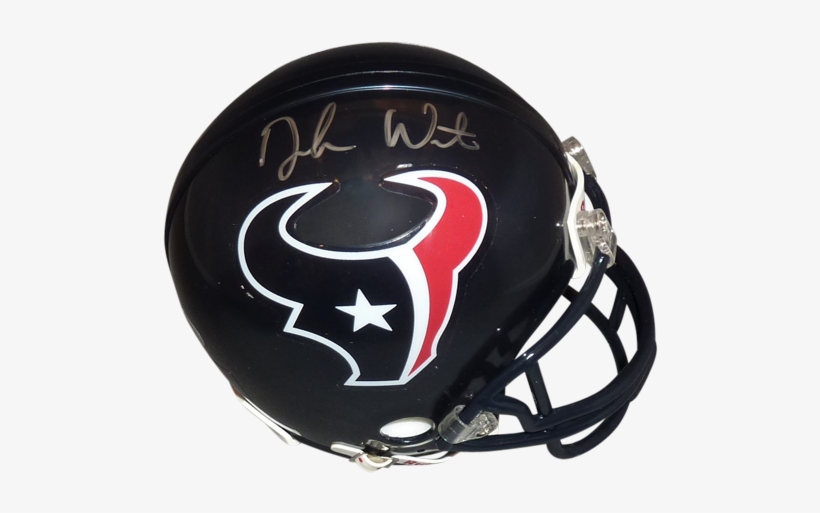 Deshaun Watson Autographed Houston Texans Mini Helmet - Houston Texans, transparent png #1969397