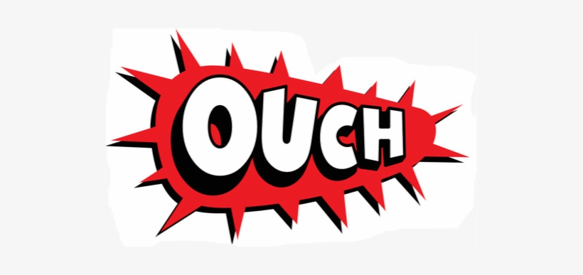 Ouch Fotolia - Hobby Vinyl Decal Funny Sound Doors Moto Hobby Decor, transparent png #1969612