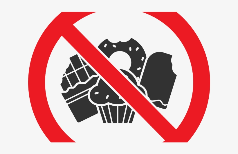 Occasional Stress And Too Much Sugar Aren't Instantly - Clipart Süßigkeiten Verbot, transparent png #1969764