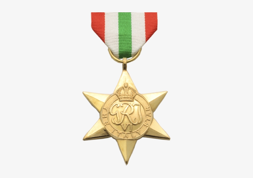 Italy Star - Ww2 Italy Star, transparent png #1970144